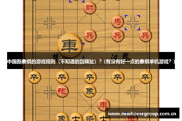 中国新象棋的游戏规则（不知道的别瞎扯）？(有没有好一点的象棋单机游戏？)